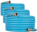 Camco EVOFlex 50-Ft RV Drinking Water Hose - Features Extra Flexible Design w/Stainless Steel Strain Relief Ends - Lead-Free, BPA-Free and Phthalate-Free - 5/8” Inside Diameter (22596) (Pack of 3)