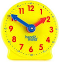 hand2mind Mini Geared Clock, Telling Time Teaching Clock, Analog Learning Clock for Kids, Learning to Tell Time, Teaching Classroom (Set of 12)