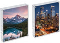 Azar Displays 104434-2PK Acrylic Photo Frame Magnetic 5x7 (2-Pack)