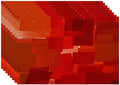 Batmerry Modern Art Textures Linen Placemats Set of 8, Red Orange Abstract Painting Acrylic Washable Table Mats for Kitchen Table Thickened Heat Insulation Dining Set Indoor Outdoor 12X18 in