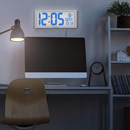 AcuRite Digital Clock, 14.5-Inch / Multicolor