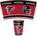 FANMATS 34610 NFL - Atlanta Falcons Wastebasket | Red | 15"x10.5"x10.5" | Primary Logo, Helmet, & Wordmark