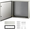 VEVOR NEMA Steel Enclosure, 24 x 24 x 8'' NEMA 4X Steel Electrical Box, IP66 Waterproof & Dustproof, Outdoor/Indoor Electrical Junction Box, with Mounting Plate