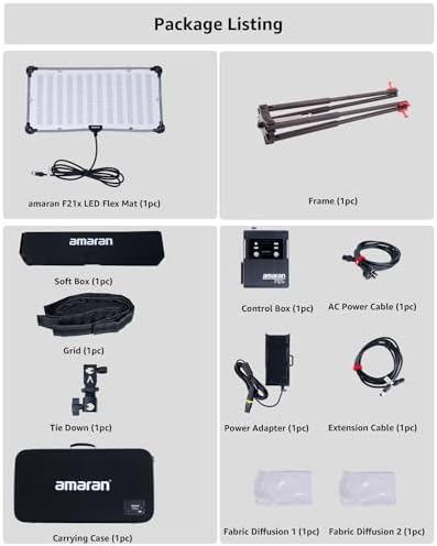 Aputure amaran F21x Bi-Color V-Mount LED Mat Foldable Flexible LED Light