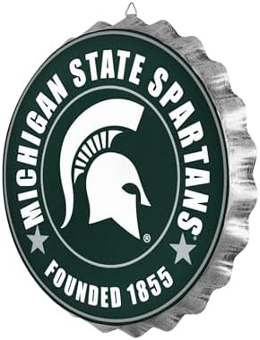 foco NCAA Team Logo Metal Bottle Cap Hanging Wall Sign