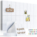 Large Cork Board Felt Board Tiles for Walls with 30 Push Pins, 11.8"x11.8" Pack of 6 Pin Board Notice Boards for Home Office Kitchen, Bulletin Board Wall Tiles for Photos Memos