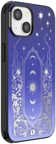 PopSockets iPhone 14 Phone Case with MagSafe, Wireless Charging Compatible, Bookish - Mirror Curse Breaker