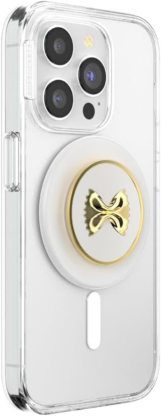 PopSockets Phone Grip for MagSafe, Magnetic Holder- Pasta | Removable, For Kindle / Android / iPhone, With Magnet, Enamel, Designs, Phone, Women