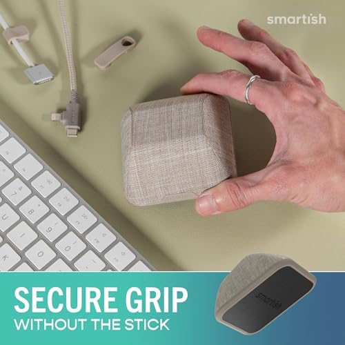 Smartish Magnetic Cord Holder, Cable Wrangler, Nightstand & Desk Organizer