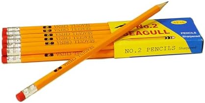 Seagull 576 Count Pre-Sharpened #2 HB Pencils with Erasers