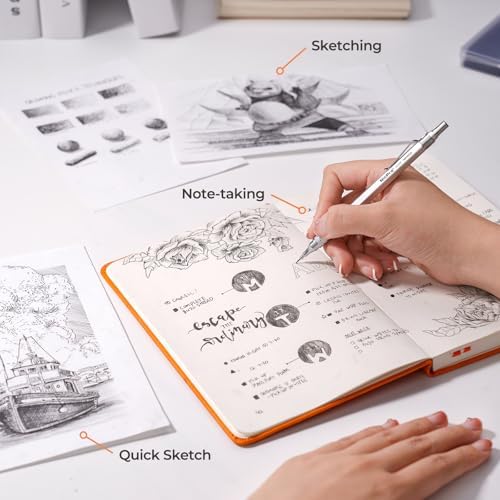 Nicpro 0.9 mm Metal Mechanical Pencil Set with Case
