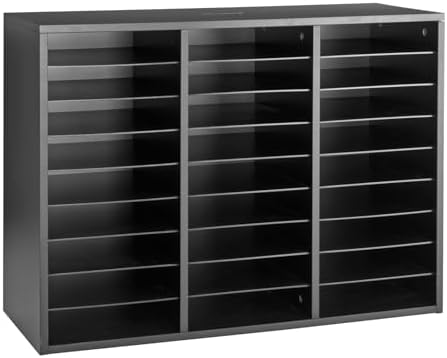 Really Good Stuff Classroom Black Mail Center, 27 Slots