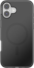 PopSockets iPhone 16 Plus Phone Case with MagSafe- Black Translucent | Magnetic, Wireless Charging, Camera & Drop Protection, Black, Electronic Accessories, For iPad/Kindle/iPhone/Android