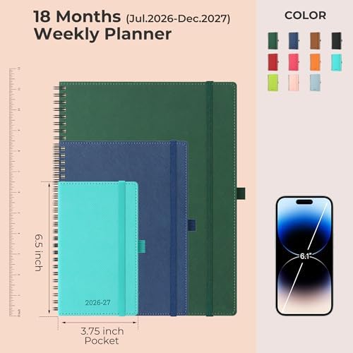 Planner 2026-2027 Daily Daily Weekly and Monthly,6.5"x3.75"