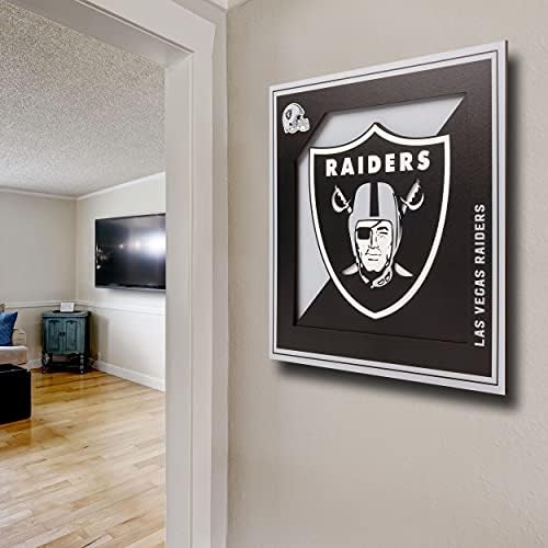 YouTheFan NFL Las Vegas Raiders 3D Logo Series Wall Art