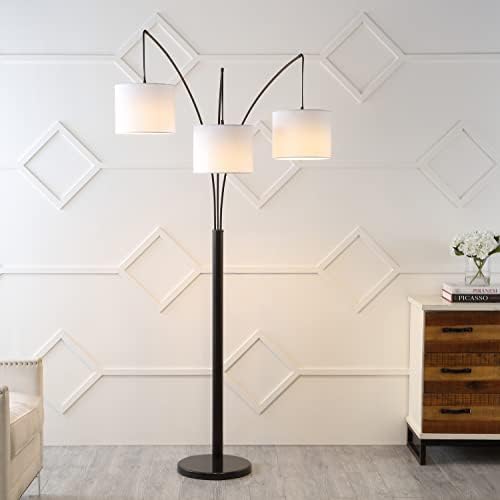 JONATHAN Y Barrie 3-Light Arc Floor Lamp 78.5" Metal, Oil Rubbed Bronze
