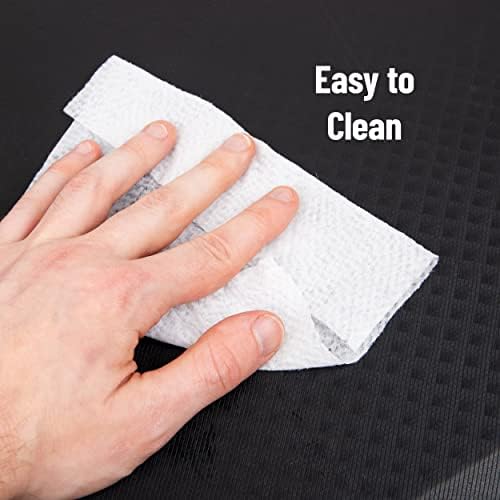 Mind Reader Anti Fatigue Kitchen Mat, Standing Desk Mat, Cushioned Mat, Office, Kitchen, Rubber, 19.5 x 35.25 x 1, Black