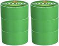 Duck Tape Brand 1304968_C Color Duct Tape, 1.88" x 20 yd, Green, 6 Rolls