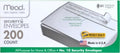 Mead #10 Security Business Envelopes Letter Size 4-1/8" x 9-1/2" – Peel and Seal, Privacy Lined, No-Window, Press-It Seal-It Self-Adhesive for Home & Office Mailing, 200 Count (742020) (Pack of 12)