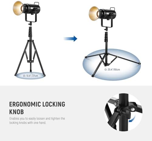 NEEWER 71" Portable Light Stand, Reverse Folding Photography Tripod, ST180R