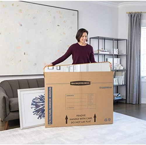 Bankers Box 4-Pack Medium TV/Picture/Mirror Moving Boxes
