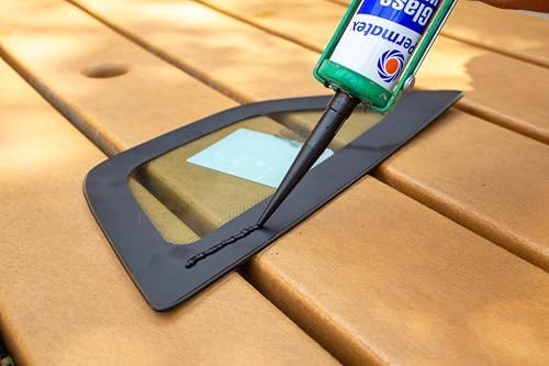 Permatex 81100 Glass Weld Premium Urethane Windshield Sealant - Polyurethane Glue Automotive Seam Sealer, Window Sealant Glass Glue for Car Glass Repair - Strong, Flexible, Fast Curing, 10.5oz
