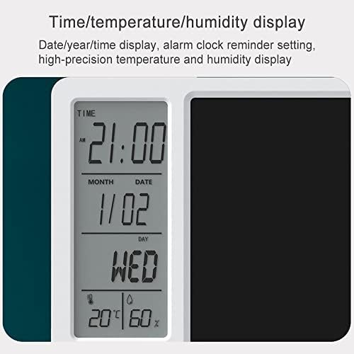 Electronic Desktop Calendar Rechargeable Writing Notepad with Digital Clock