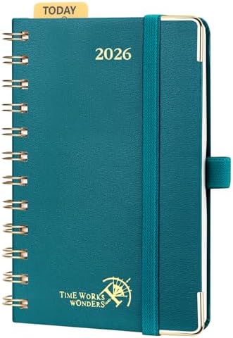 POPRUN Pocket Calendar 2027,4" x 6.25" Small Weekly Planner
