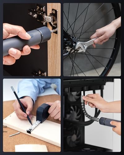 HOTO 40-Piece Tool Kit for Home Improvement, Household Essentials & DIY