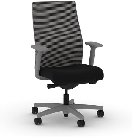 HON Ignition 2.0 Ergonomic Office Chair, Lumbar Support, Desk Chair, Black