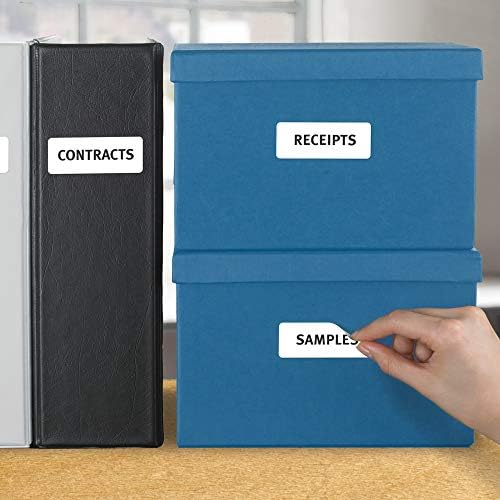 Avery Removable ID Labels, Sure Feed Technology, Removable Adhesive, 1" x 2-5/8", 5 Packs (6460)