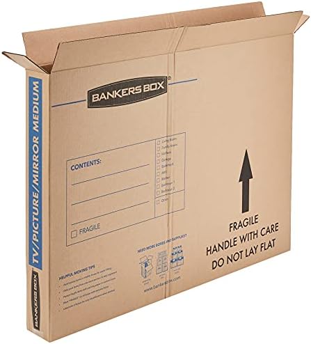Bankers Box 4-Pack Medium TV/Picture/Mirror Moving Boxes