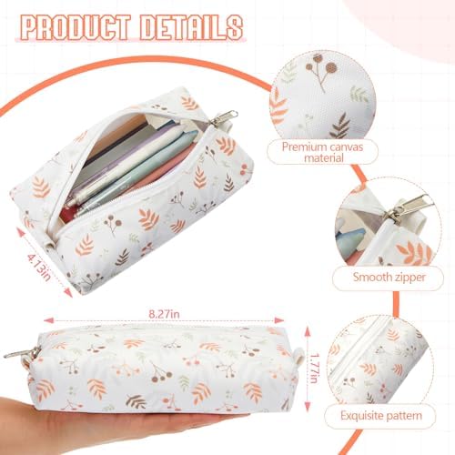 Jutom 39 Pcs Aesthetic Book Annotation Kit,Beige,Floral Style