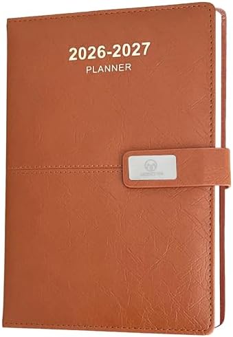 2026-2027 Daily Planner - One Page per Day, Daily Calendar Book