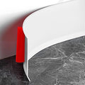 Vinyl Baseboard Molding Trim 6 Inch Peel and Stick Cove Base