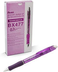 Pentel RSVP Super RT Ballpoint Pen, (0.7mm) Fine Line, Violet Ink (BX477-V)