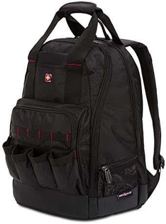 SwissGear Tool Bag Backpack, Fits Up to 15-Inch Laptop, Work Pack, Black