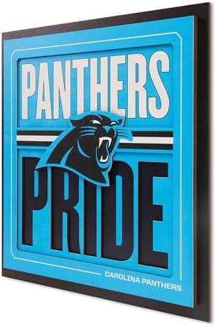 YouTheFan NFL Carolina Panthers Slogan Series 3D Wall Art