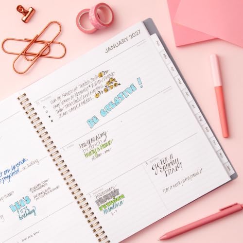 Blue Sky 2027 Weekly & Monthly Planner Calendar, 8.5"x11", Tula
