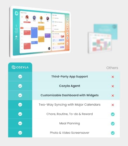 Cozyla Calendar Plus 3: 32"4K Smart Digital Calendar with Google Play Store