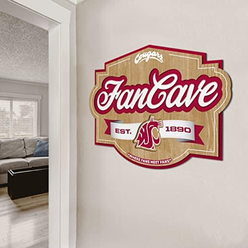 YouTheFan NCAA Officially-licensed FanCave 3D wall art - ready-to-hang, 3D multi-layered construction - floating wall mount design - Perfect fan gift