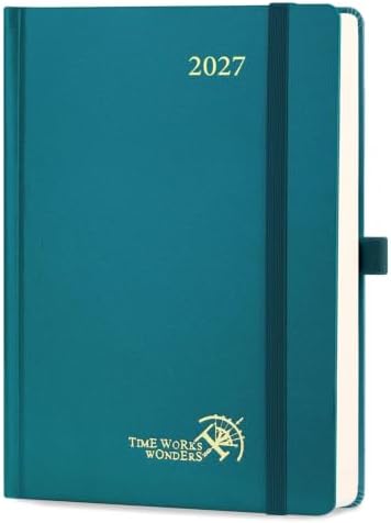 POPRUN 2027 Daily Planner One Page Per Day, 5.75" x 8.5", Day Planner