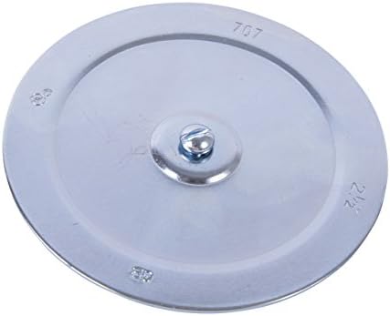Gardner Bender KO707 Metal Knockout Seal, 2½ Inch Conduit Size, Marked Size, Rust-Proof Galvanized Steel, 16 AWG Steel, ⅜ Inch Thread, Embossed - Self Centering, For Knockout Punch / Die Conduit, Cover, 10 Pk.
