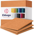 Acoustic Panels 12-Pack Soundproof Wall 12"X12"X0.4" - High Density Sound Dampening [70'S Orange Square]