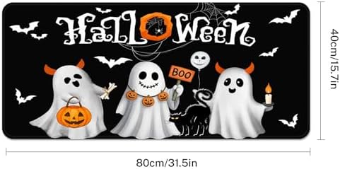 Britimes Large Mouse Pad, Mouse Pad, 31.5 x 15.7 Inch, Halloween Ghost