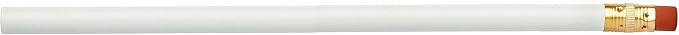 Pencil Guy Blank Round Pencils, White, 144 to a box