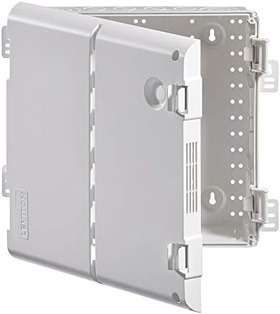 Leviton 14" Wireless Structured Media Center with Vented Hinged Door, 49605-14P, White