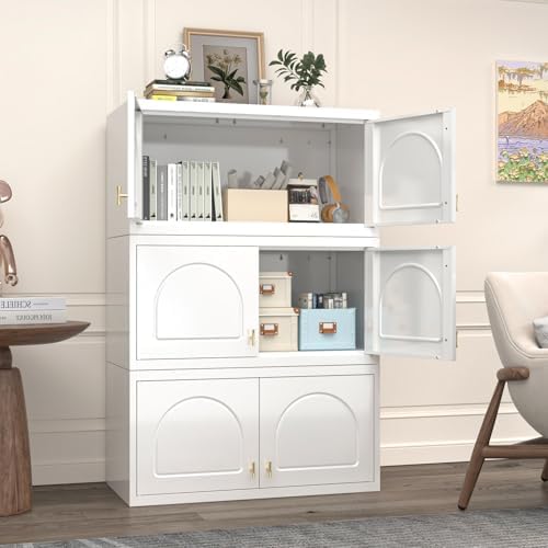SteeLoong 15”Metal Well Storage Cabinet,Upper Cabinet for Wardrobe
