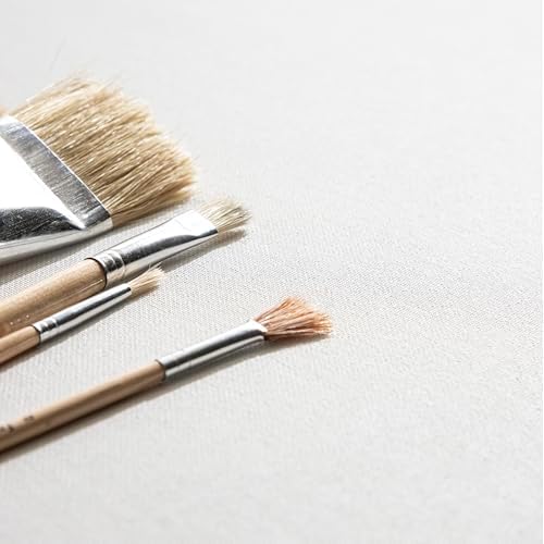 Kate and Laurel Sylvie Blank Framed Canvas Wall Art; 14x26.5 Gray; Modern Empty Canvas for Paint-Your-Own Art; Ready to Paint Premium Canvas Already Framed
