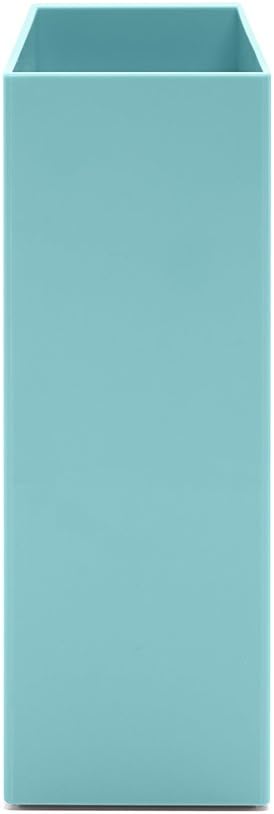 Poppin Hanging File Organizer - File Folder Organizer for Hanging Files, Open Top Design for Easy Access, Lacquer-like Finish, Stylish Design, Ideal File Organizer for Desk (Aqua)